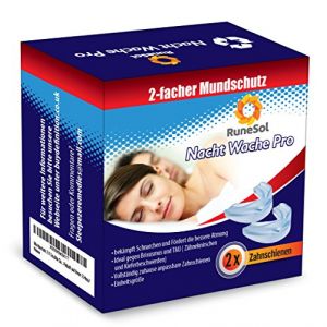 RuneSol® 2edr-Pack Schnarchschiene mit Aufbewahrungsbox